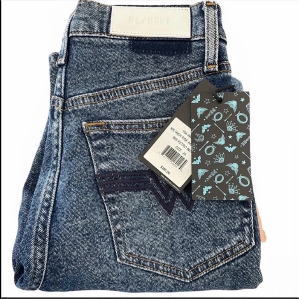 ReDone WW x 84 special edition high rise jean size 24 NWT - Picture 6 of 6